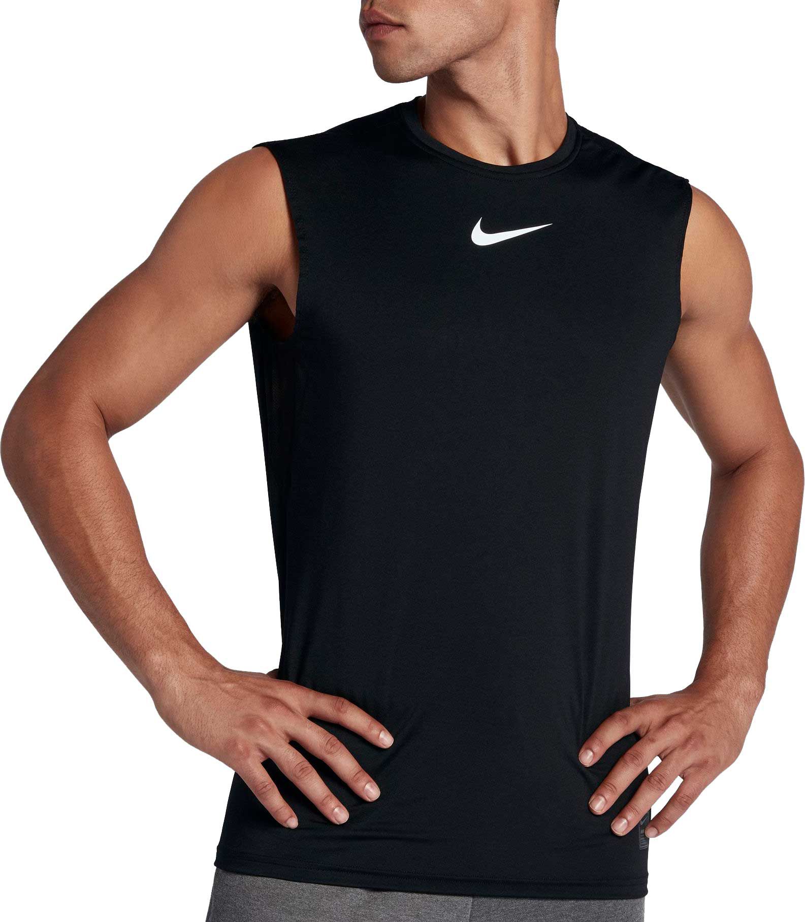 Nike Pro Men's Fitted Sleeveless Shirt 