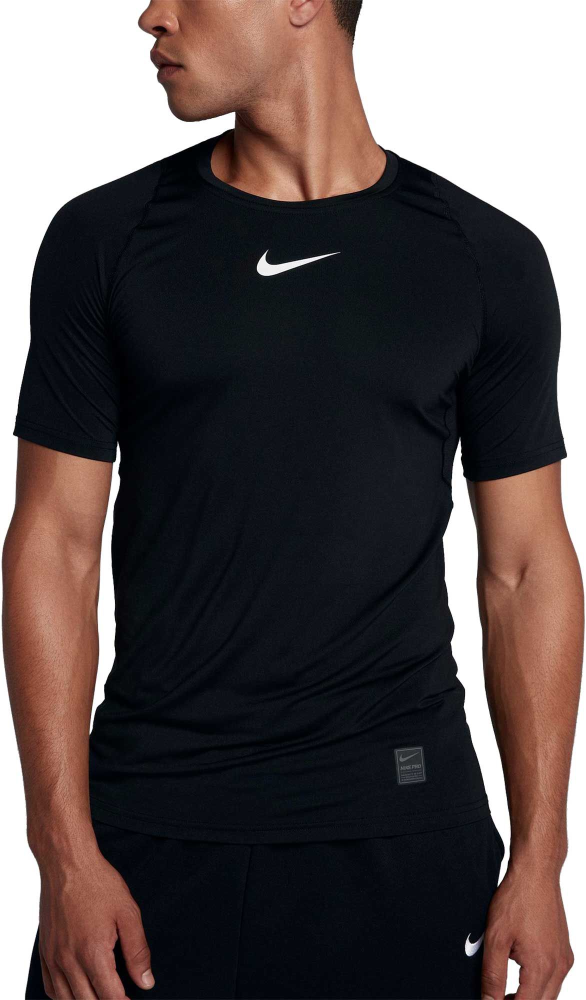 black nike pro shirt