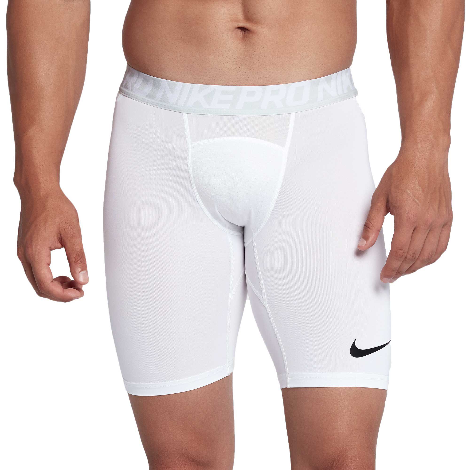 Compression Shorts with Brand Print Waist Band