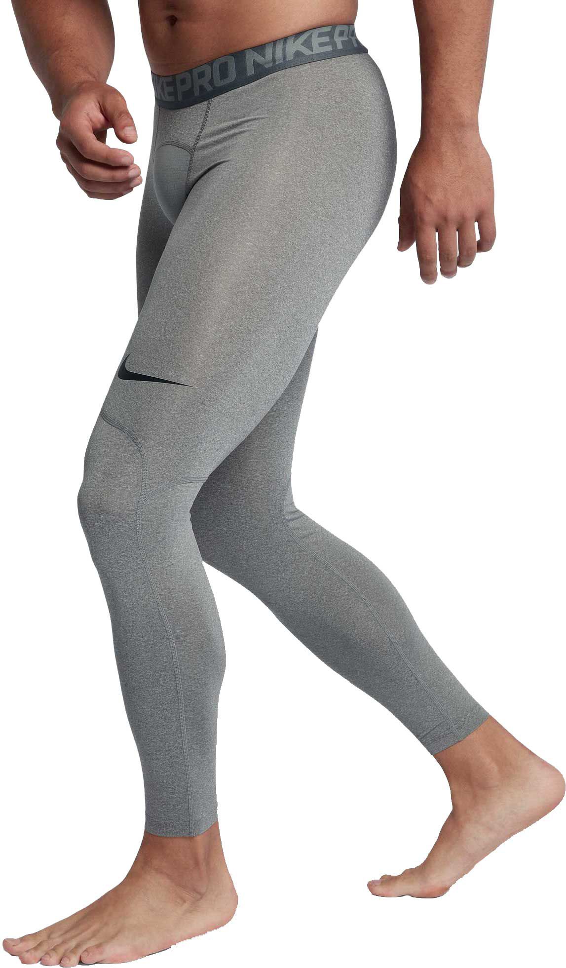 grey nike pro tights