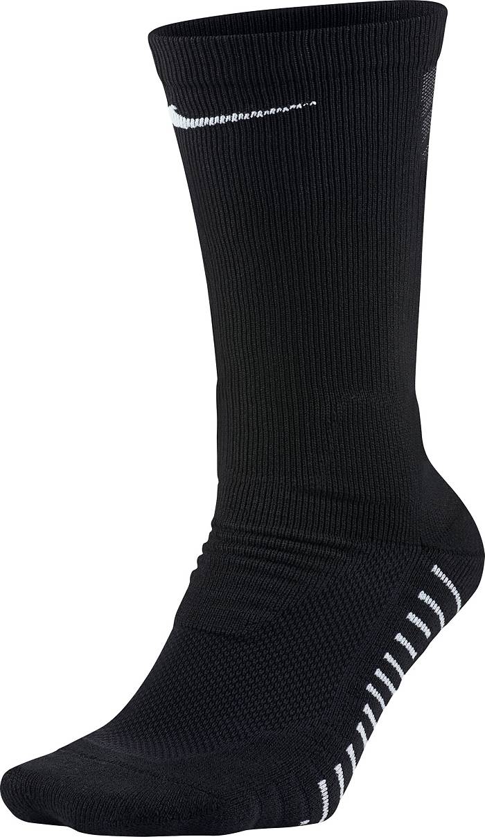 Nike Elite Crew Socks - White/Royal Blue, Size M
