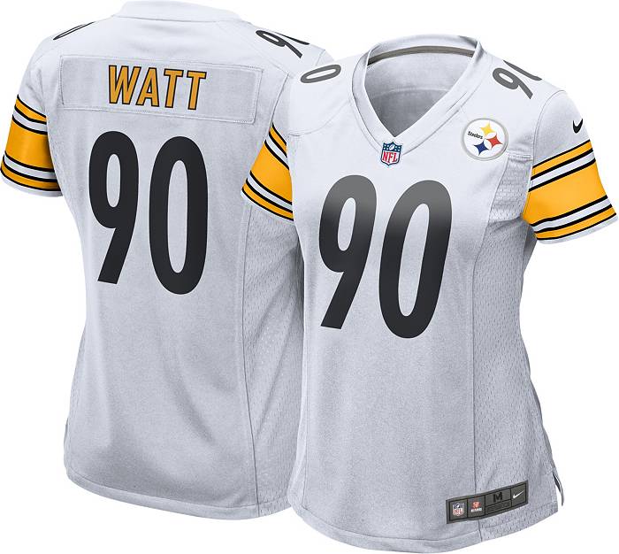 Steelers T.j. Watt #90 Women's Nike Replica Color Rush Jersey - L