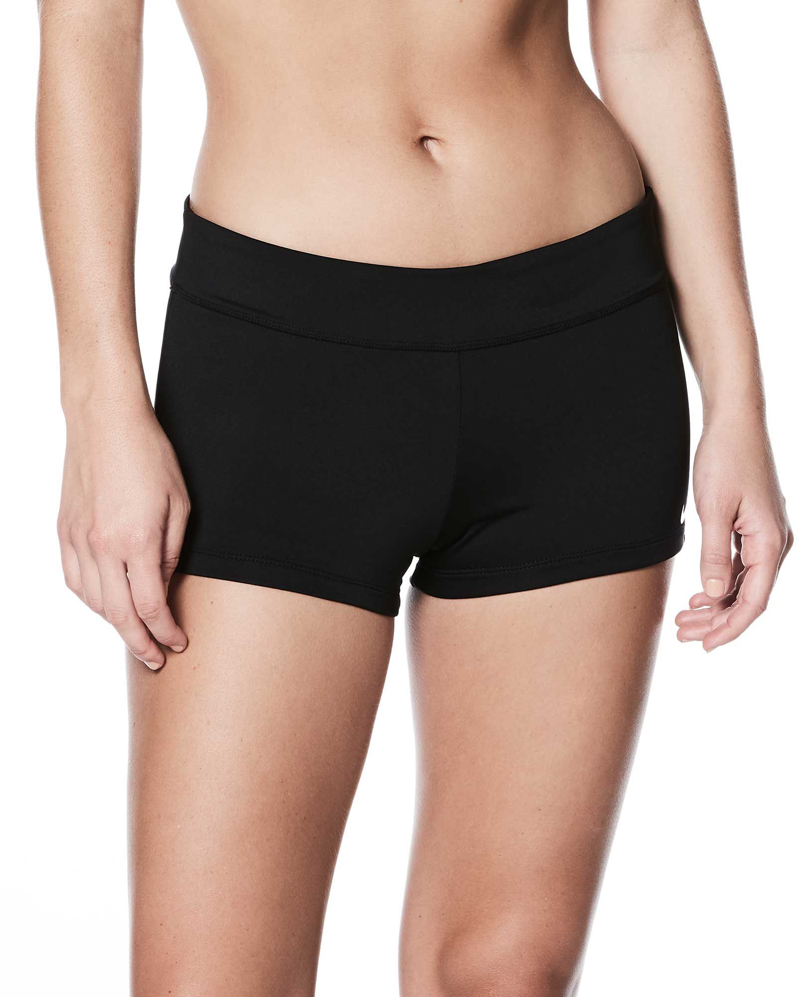 nike black swim shorts womens