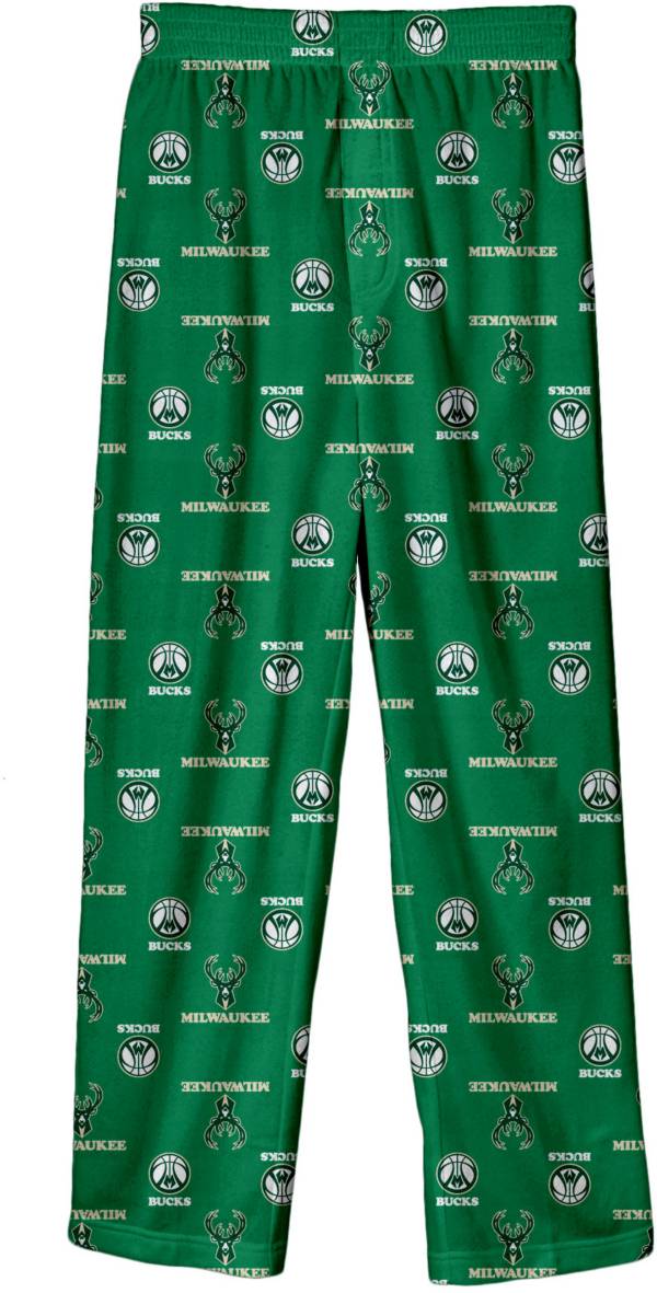 NBA Youth Milwaukee Bucks Logo Pajama Pants