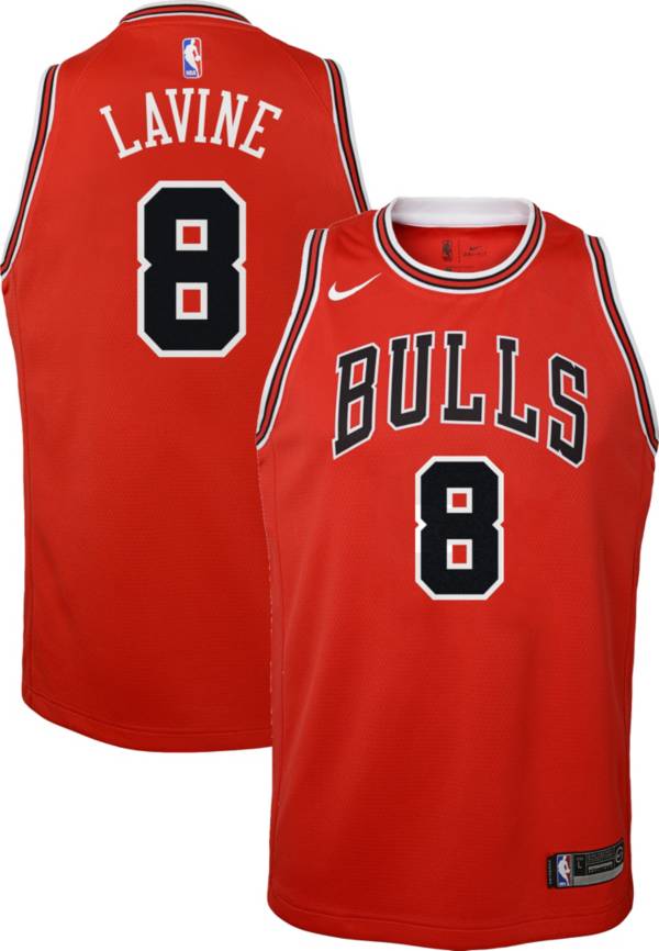 Nike Youth Chicago Bulls Zack Lavine #8 Red Dri-FIT Swingman Jersey |  Dick's Sporting Goods