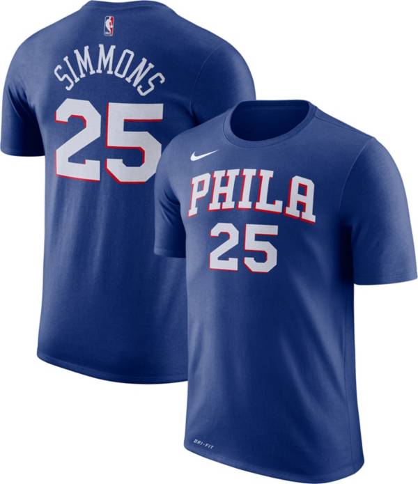 Nike Youth Philadelphia 76ers Ben Simmons #25 Dri-FIT Royal T-Shirt product image