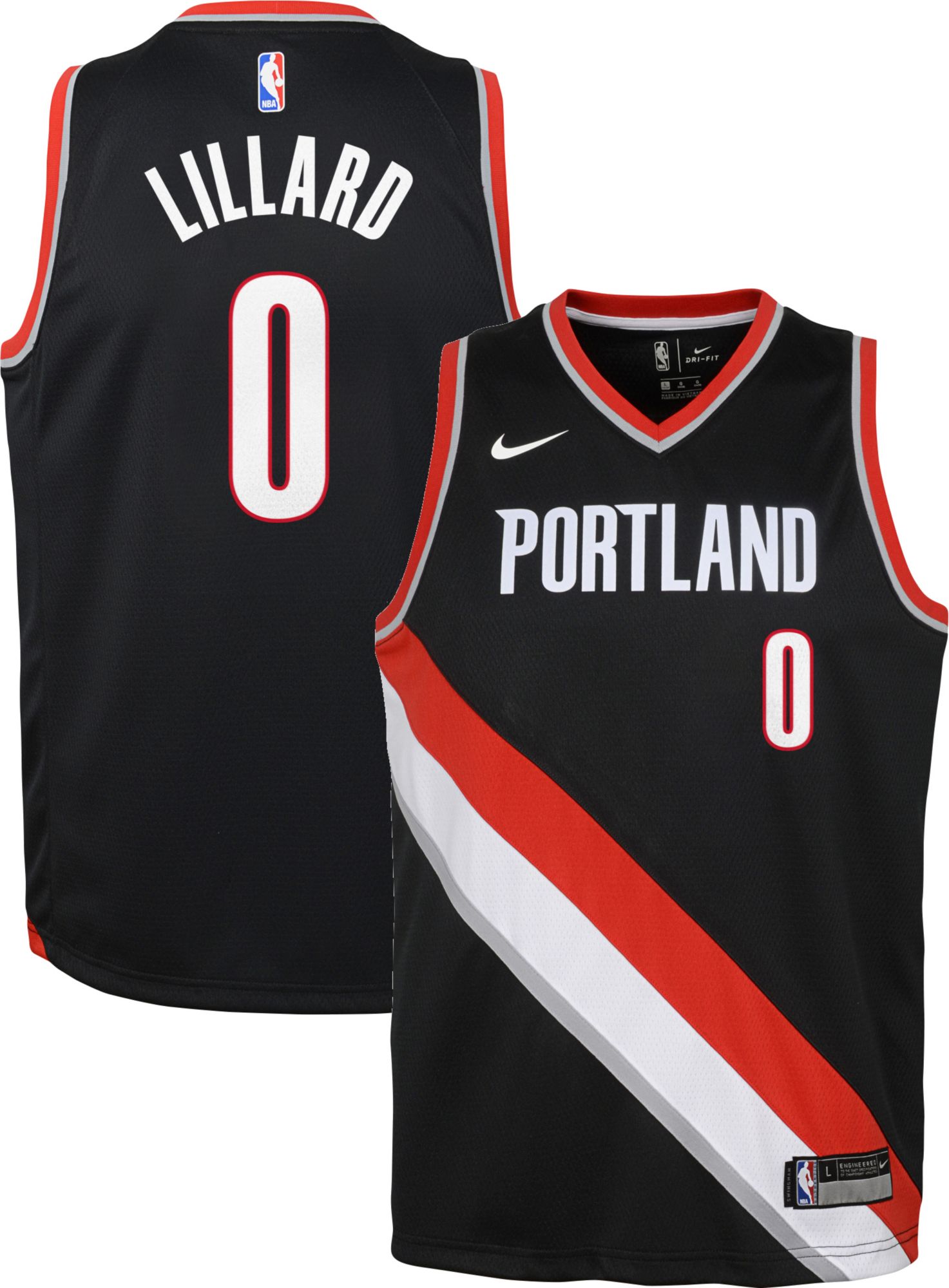 Men's Fanatics Branded Damian Lillard White Portland Trail Blazers 2020/21 Fast Break Replica Jersey - Association Edition