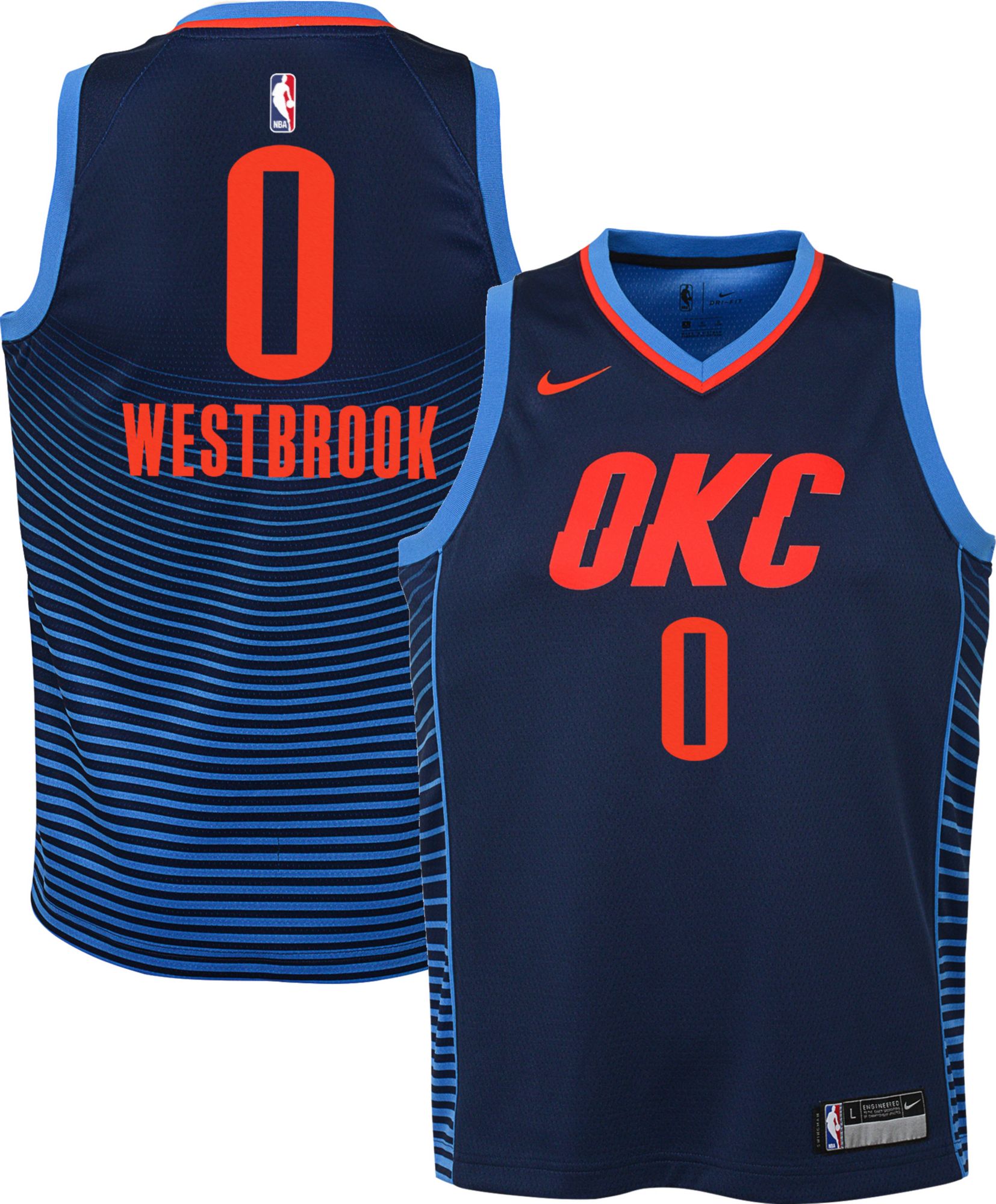 okc navy blue jersey