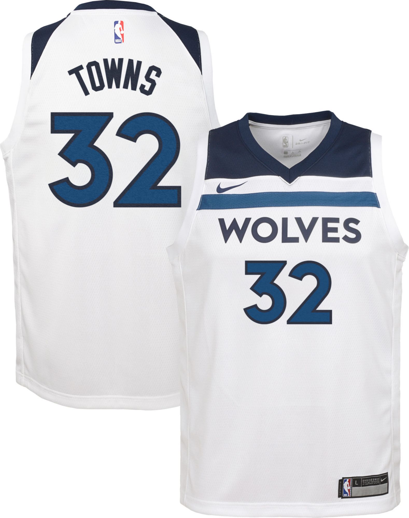 white minnesota timberwolves jersey