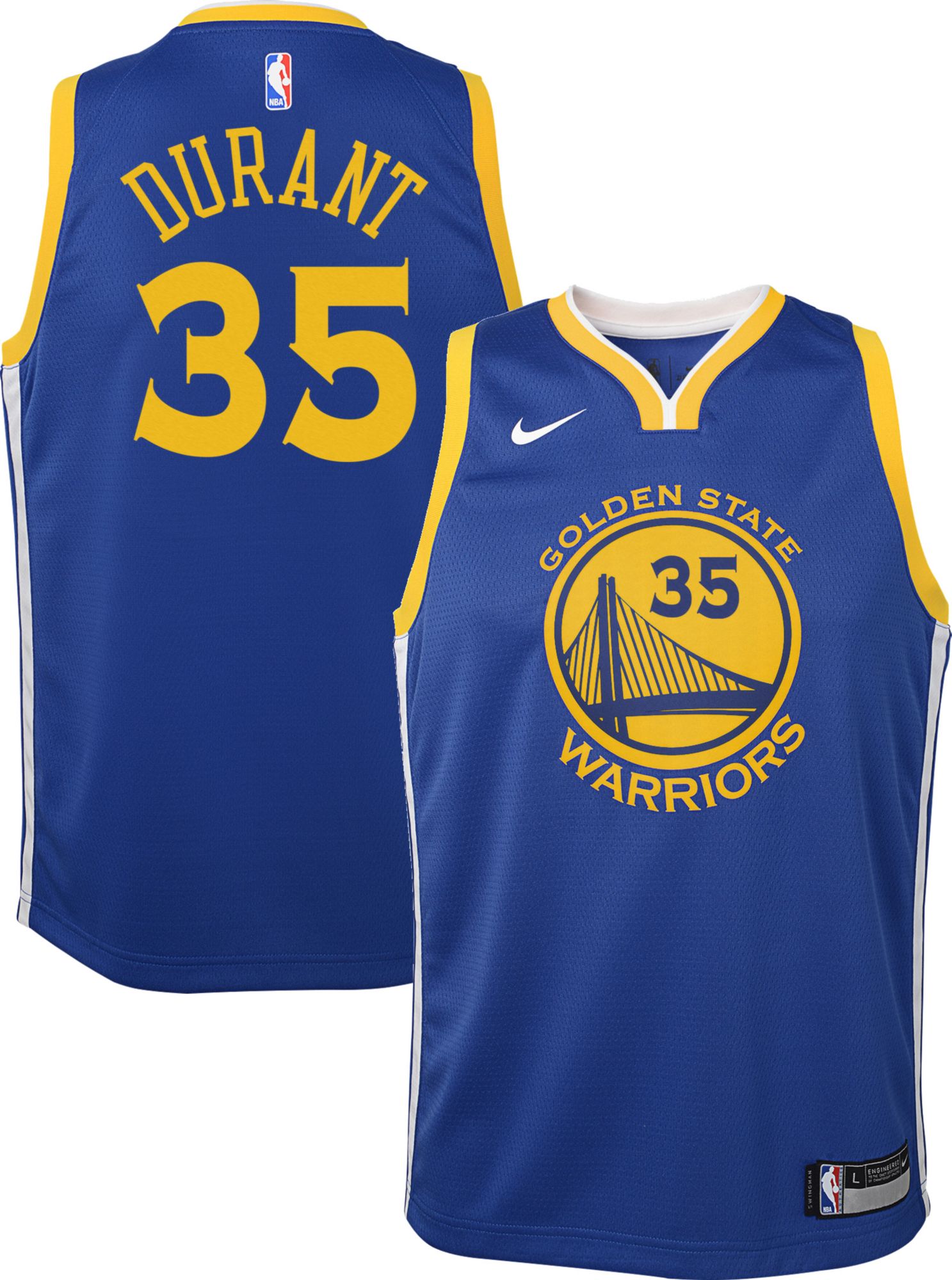 warriors kevin durant jersey