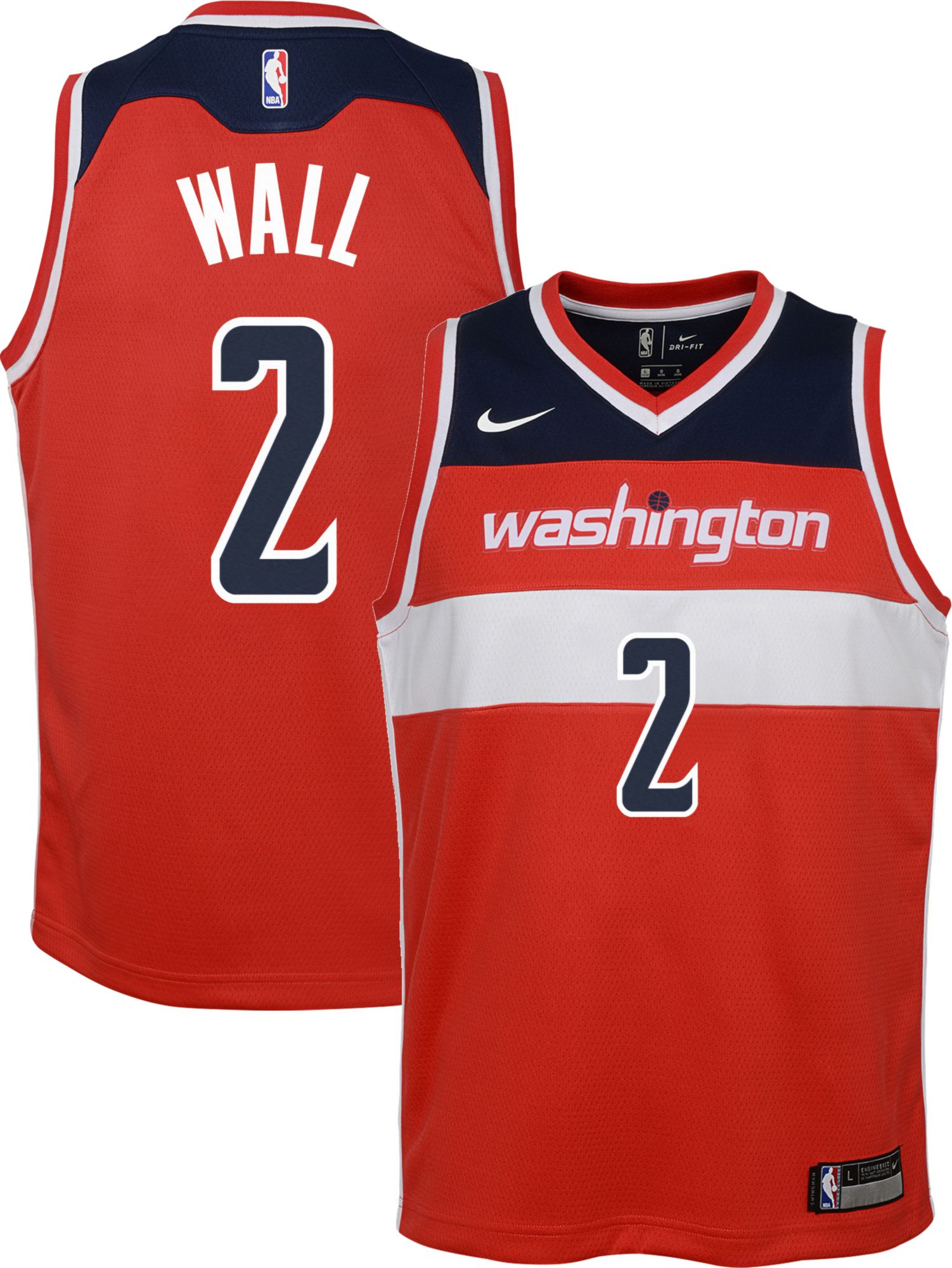wizards red jersey