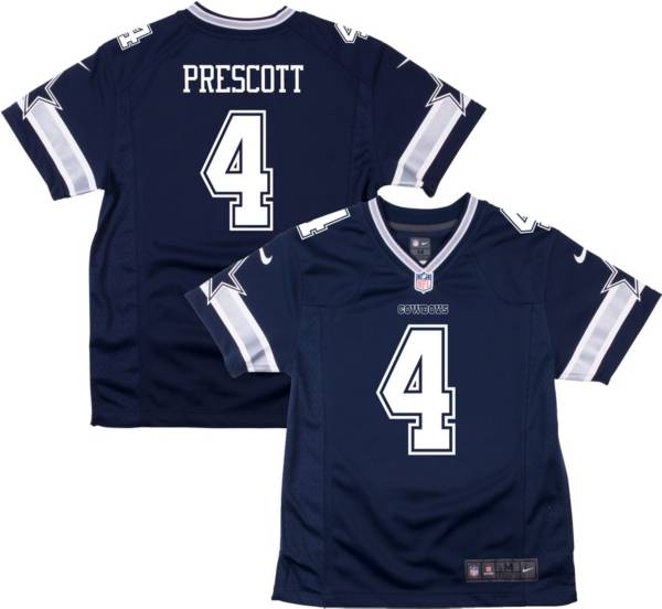 Nike Toddler Dallas Cowboys Dak Prescott 4 Navy Game Jersey Dick S Sporting Goods