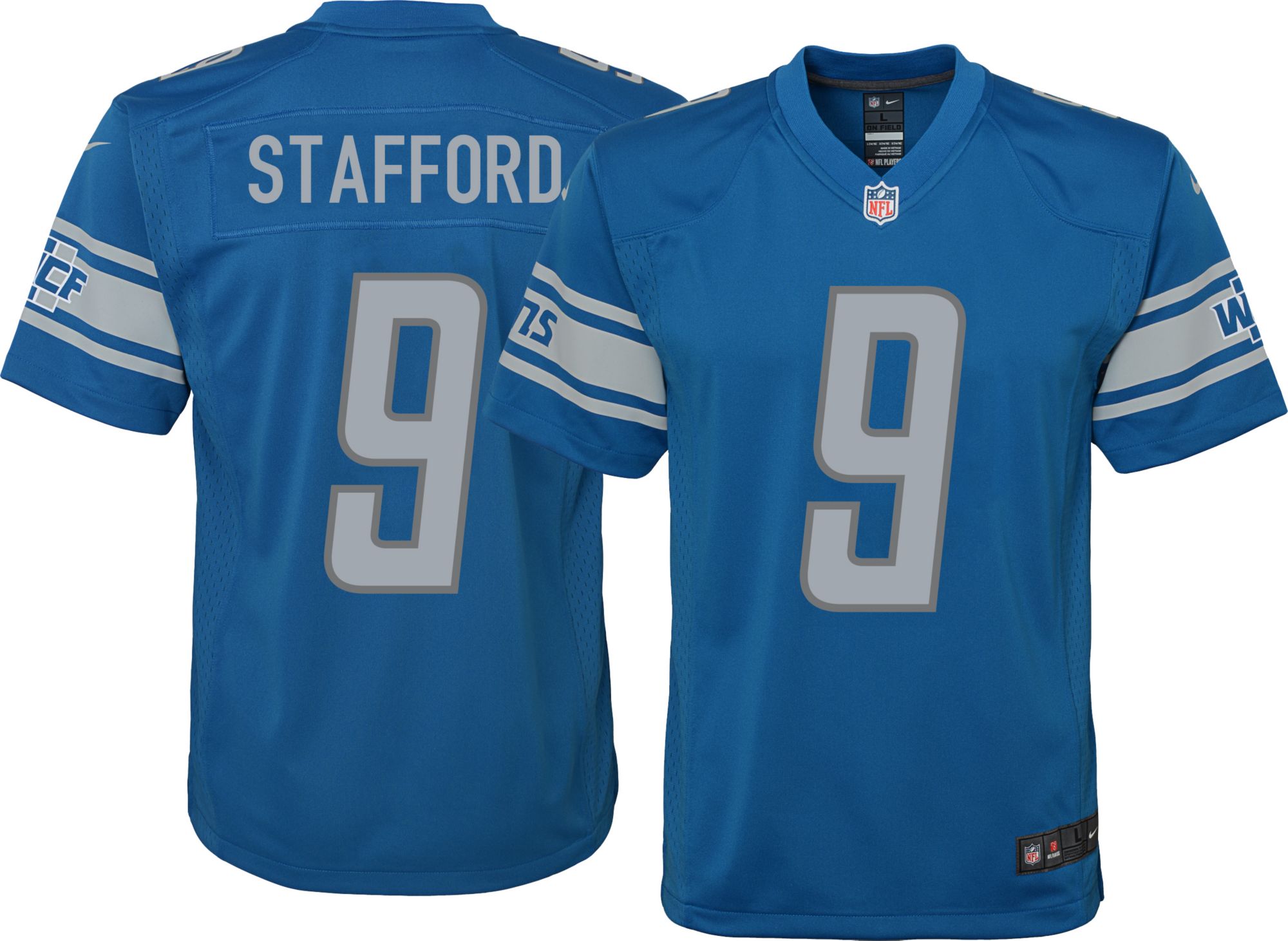 detroit lions youth jersey