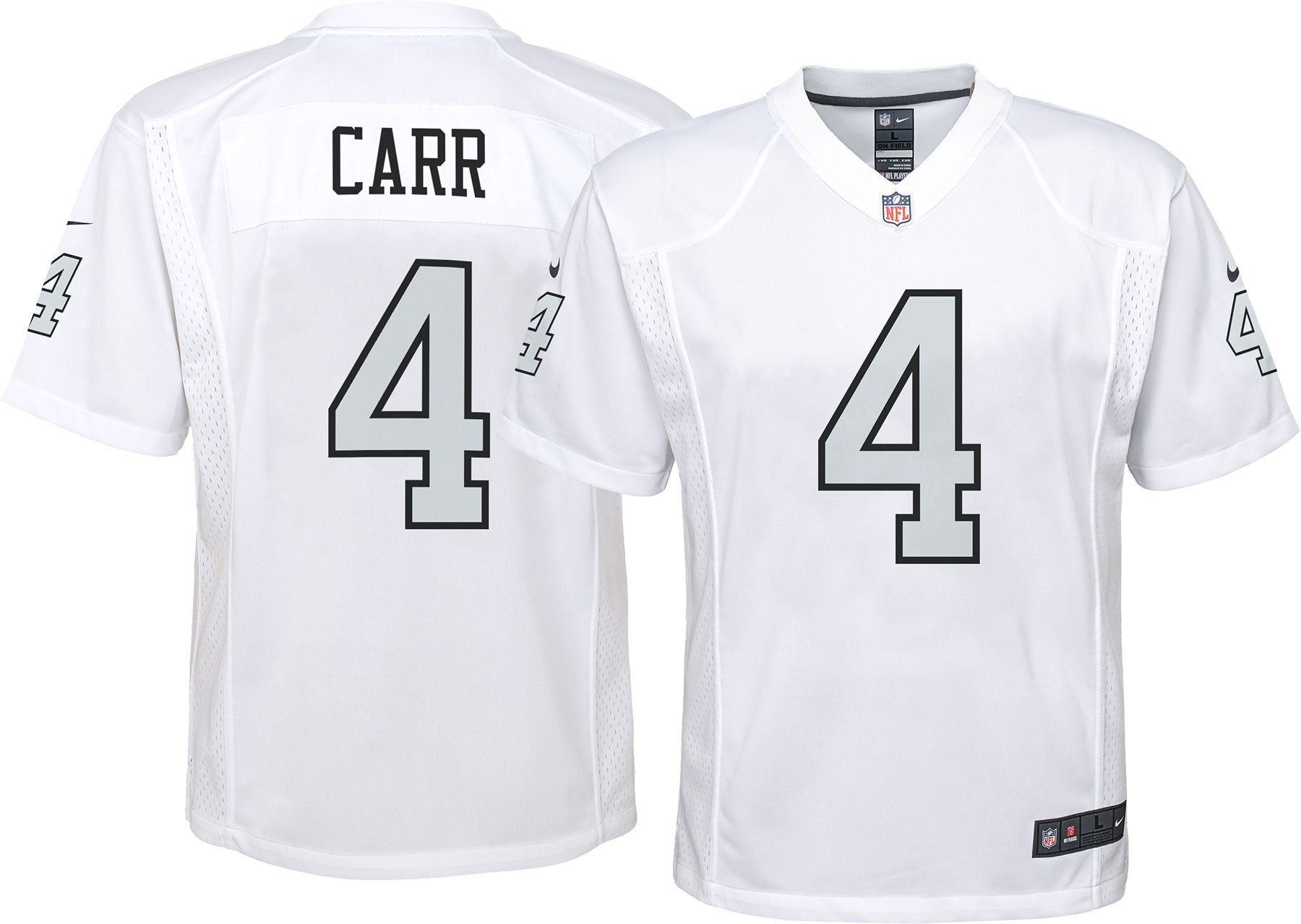 derek carr game jersey