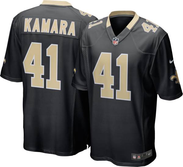 Nike Youth New Orleans Saints Alvin Kamara #41 Black Game Jersey product image