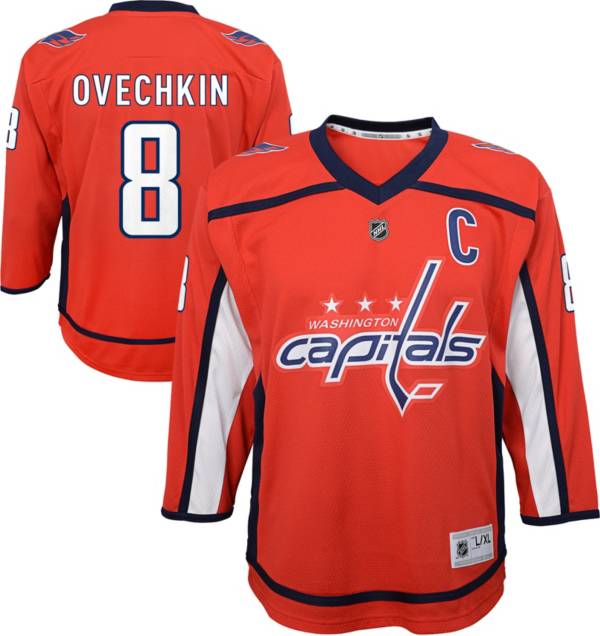 NHL Youth Washington Capitals Alexander Ovechkin #8 Replica Home Jersey