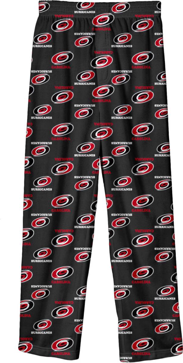 NHL Youth Carolina Hurricanes Team Logo Black Sleep Pants product image