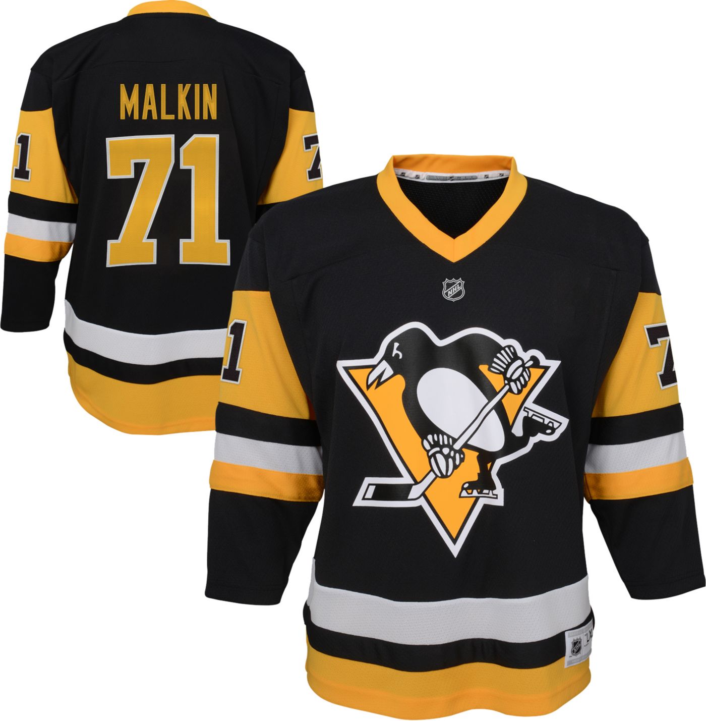 Outerstuff Youth Evgeni Malkin Black Pittsburgh Penguins Home Premier Player Jersey
