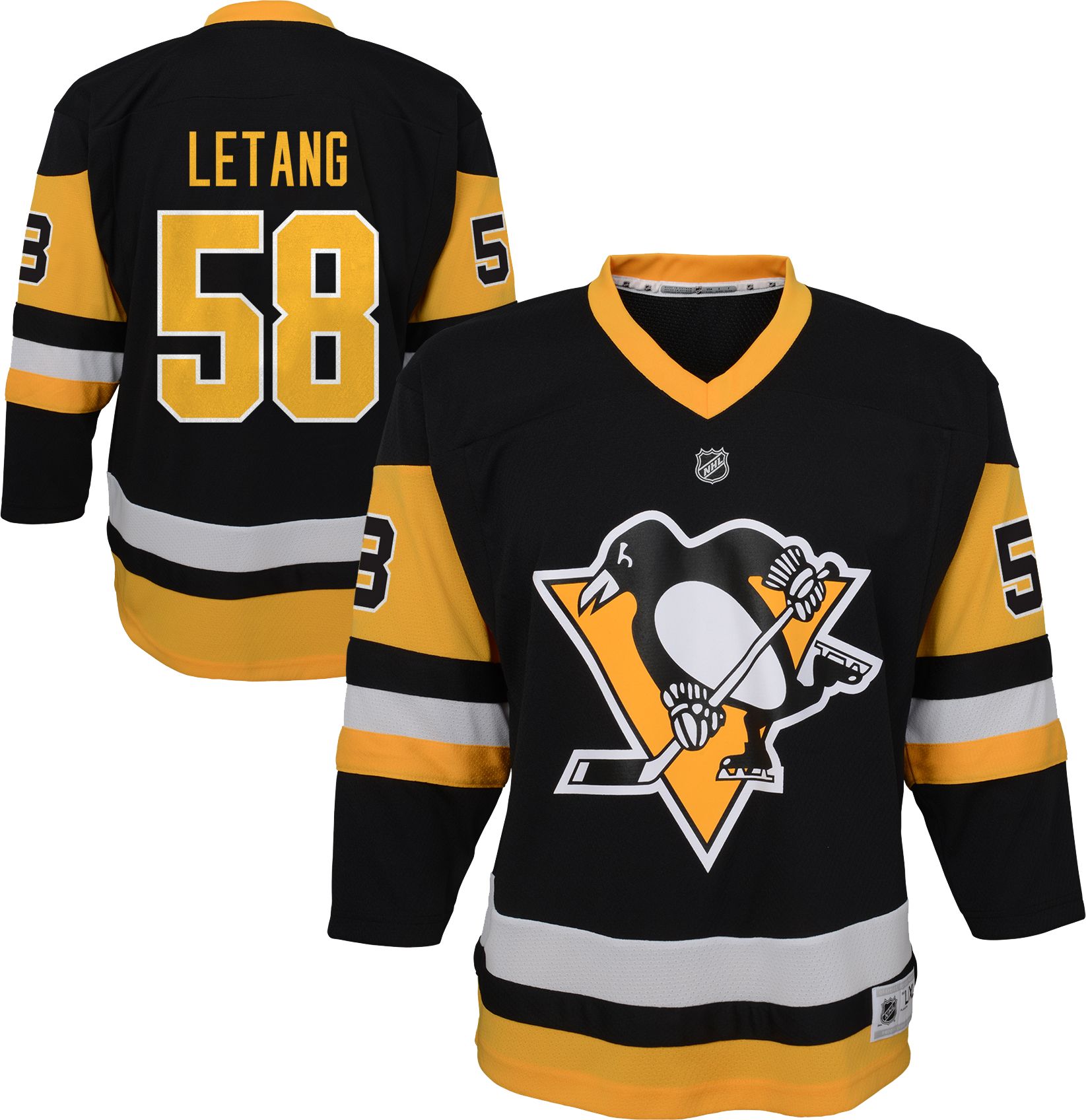 Kris Letang #58 Replica Home Jersey 