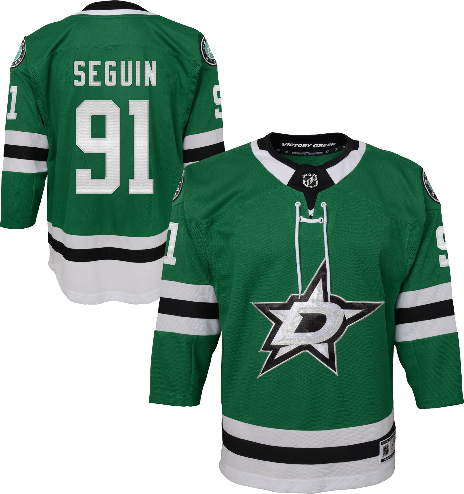 No91 Tyler Seguin Black 100th Anniversary Jersey