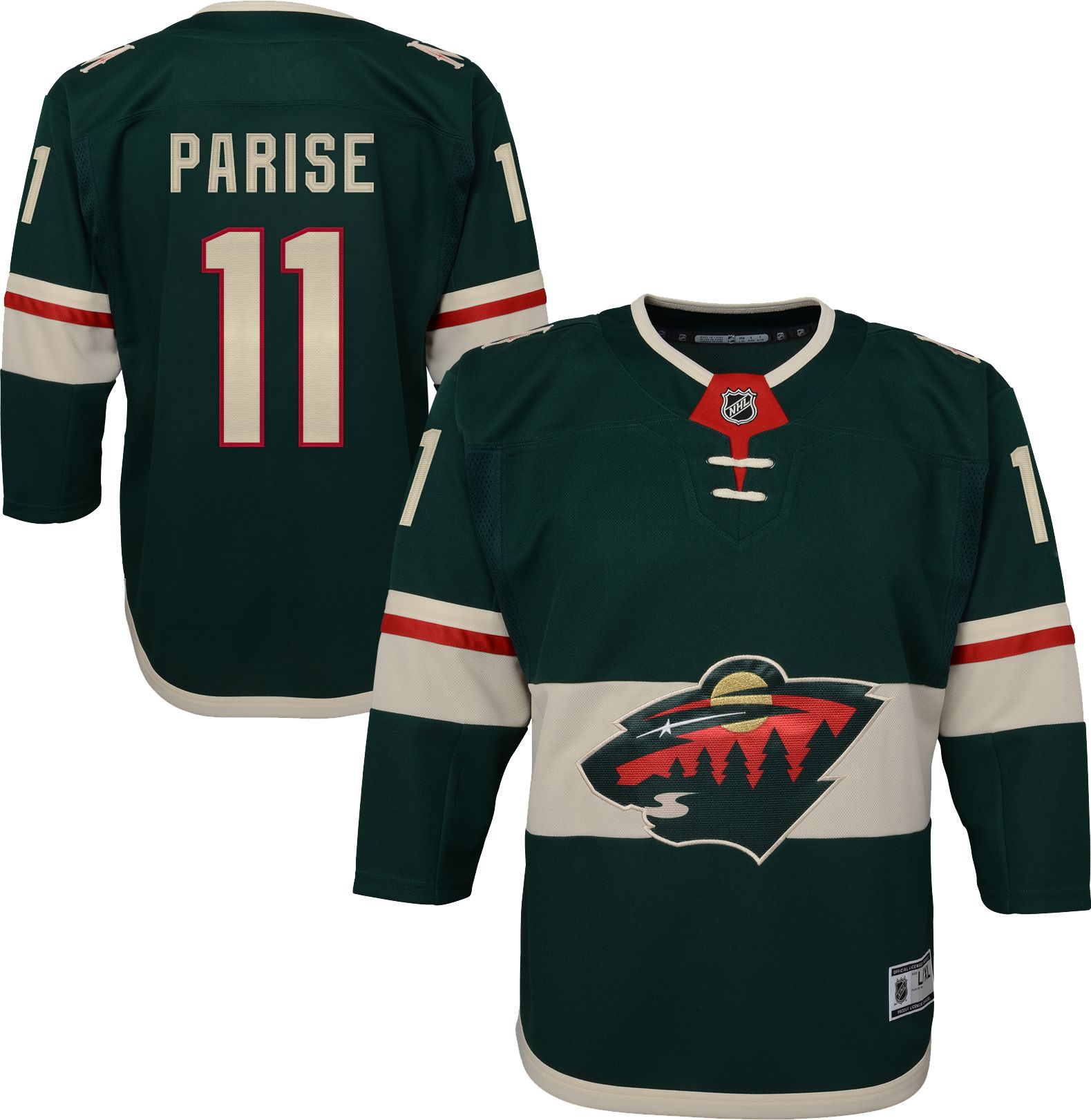 minnesota wild youth hockey jersey