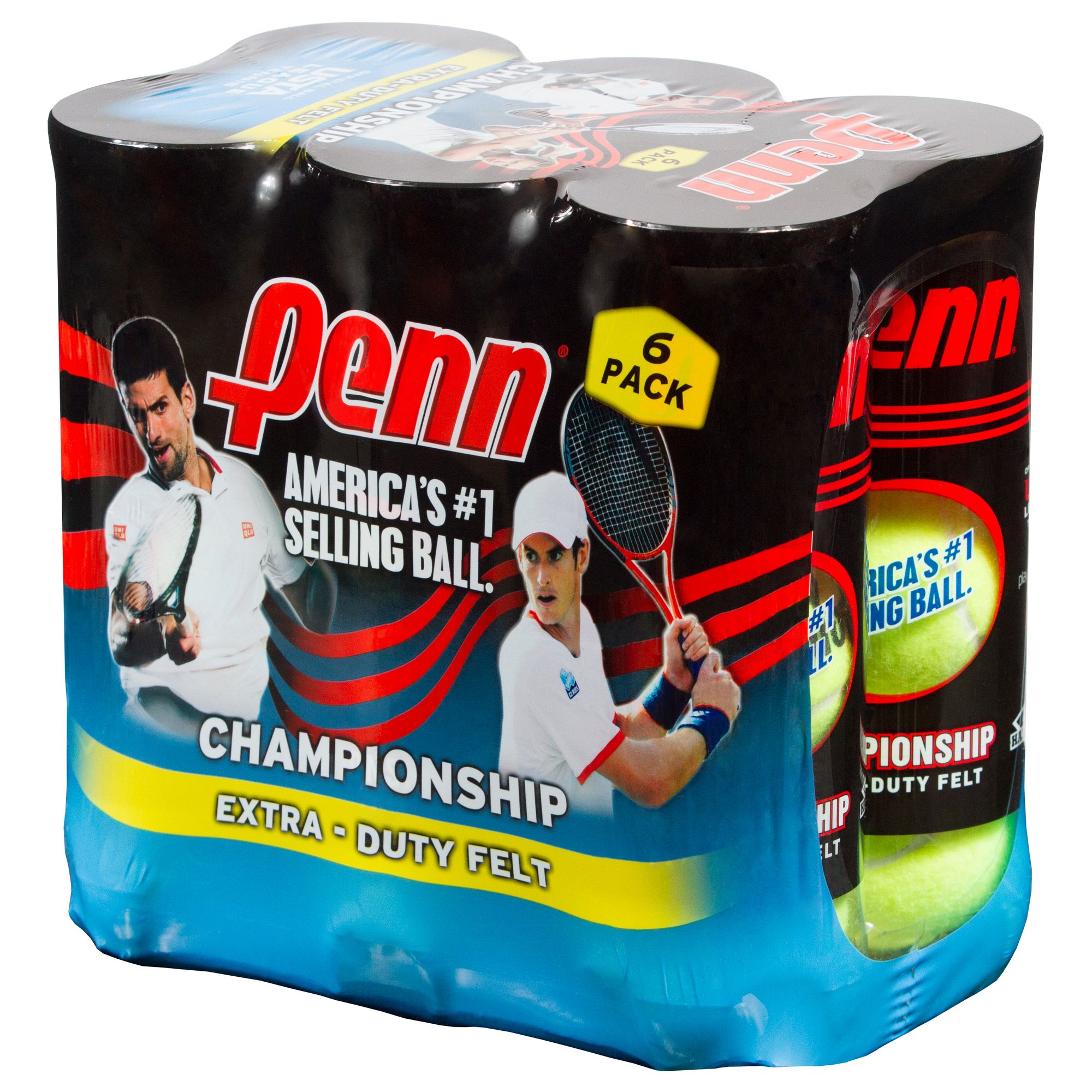 Penn Champion Extra Duty 6-Pack Tennis Balls product image