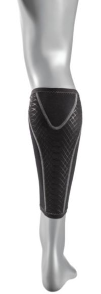  P-TEX Knit Compression Calf Sleeves, 2 calf sleeves Black/Green  Color (Size: M) : Industrial & Scientific