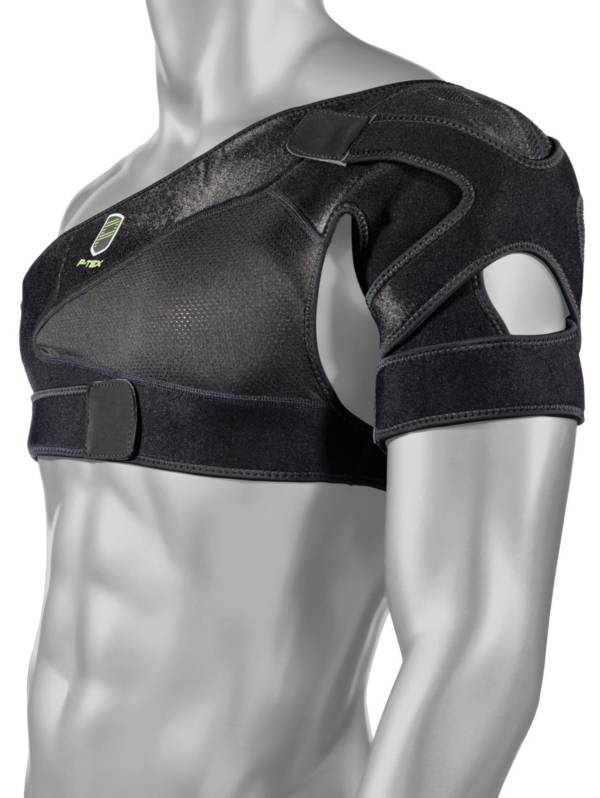 P-TEX Hot, Cold Therapy Compressive Shoulder Wrap + Shoulder Support Strap  NIB