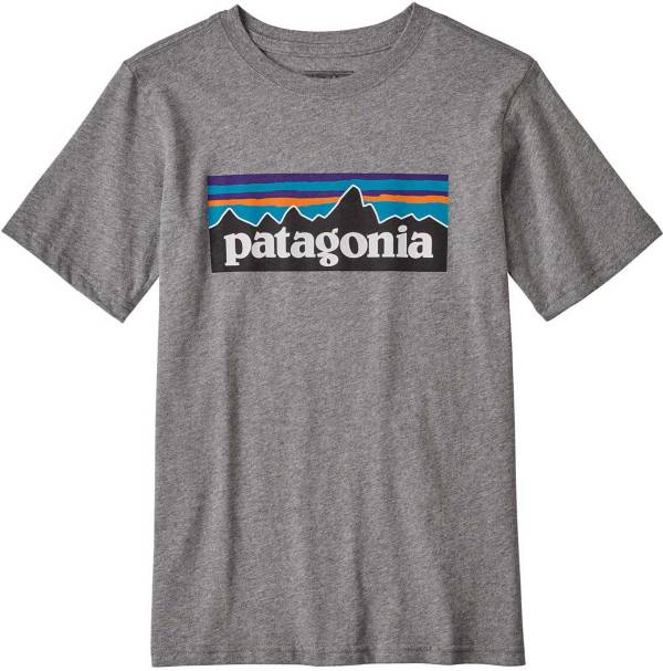 Patagonia Boys' P-6 Logo Organic T-Shirt | Dick's Sporting Goods