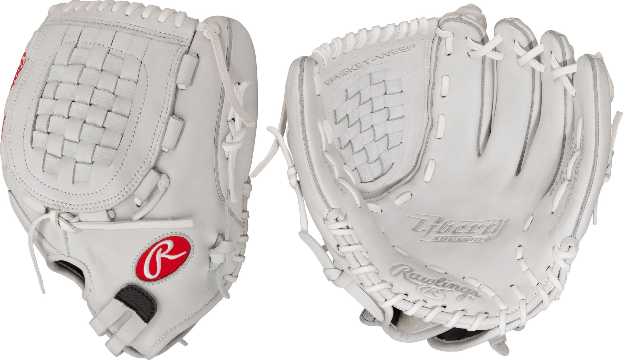 all white rawlings glove