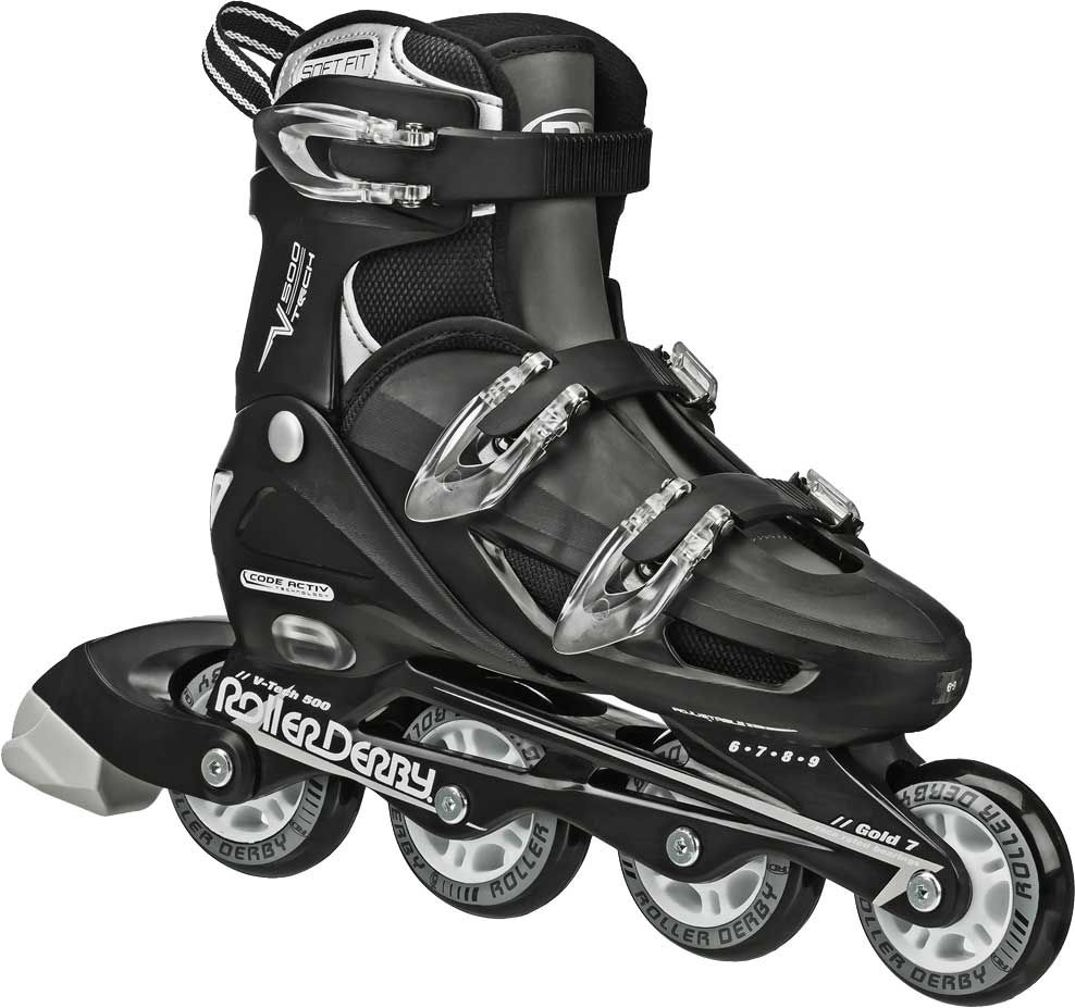 Roller Derby Boys' V-Tech 500 Adjustable Inline Skates