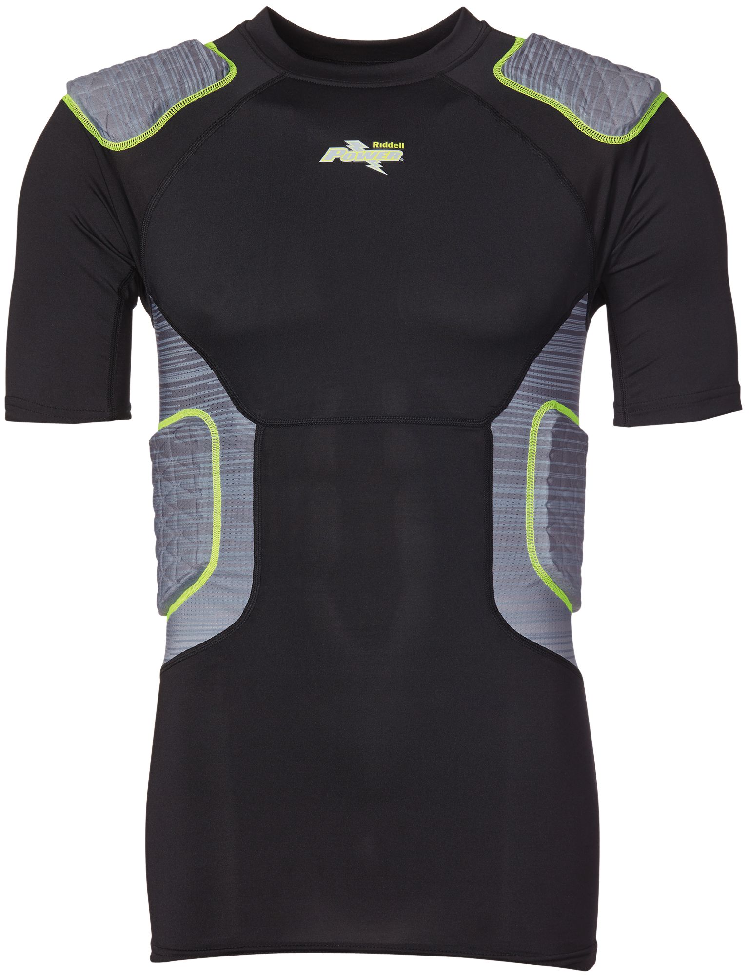 youth long sleeve padded compression shirt