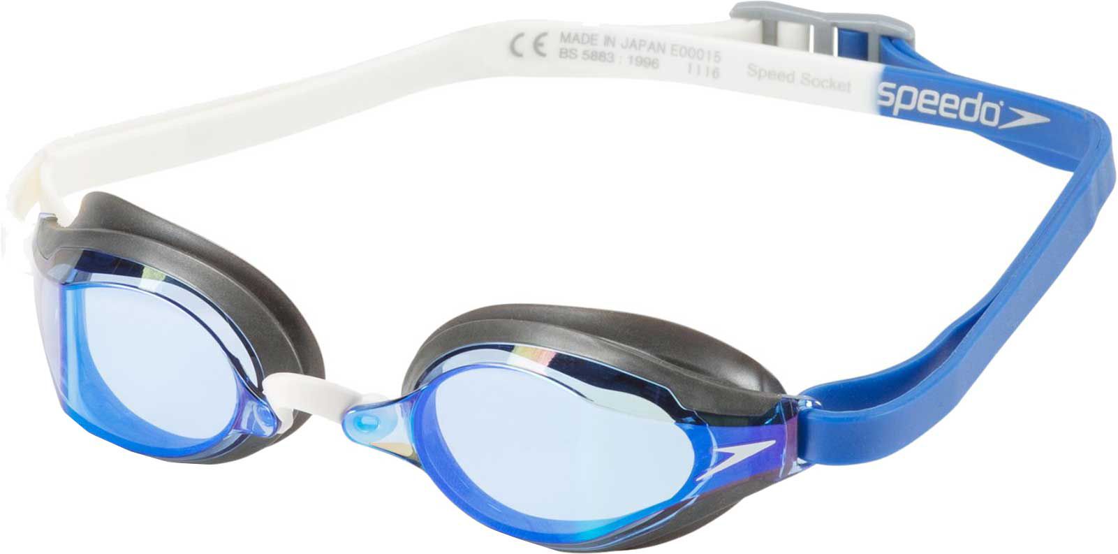 speedo speed socket 2.0 mirrored swim goggles
