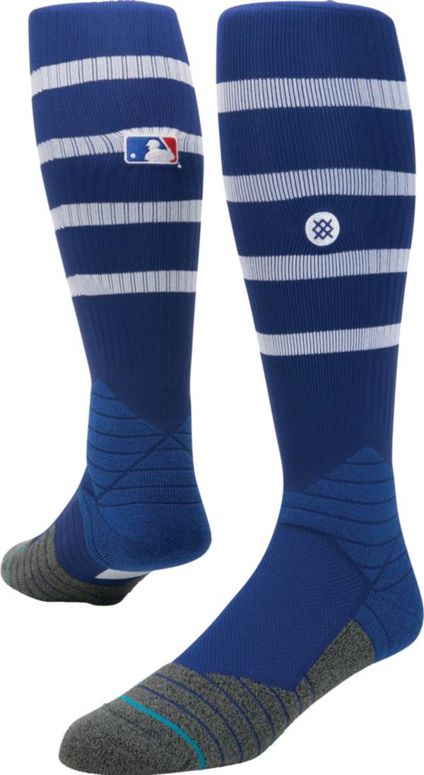 Stance MLB Diamond Pro On-Field Striped Royal Tube Sock