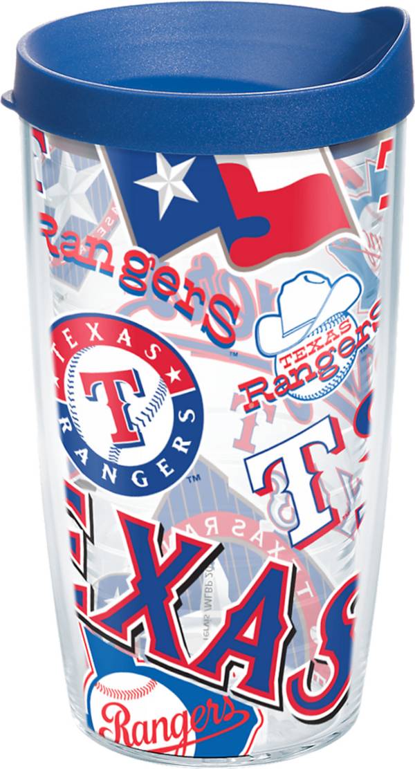 Texas Rangers 16 oz Plastic Roadster Travel Mug