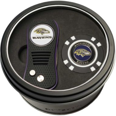 sorry, Team Golf Baltimore Ravens Switchfix Divot Tool and Poker Chip Ball Marker Set is currently out of stock