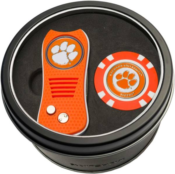 Team Golf Clemson Tigers Switchfix Divot Tool and Poker Chip Ball Marker Set product image