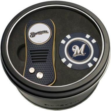 sorry, Team Golf Milwaukee Brewers Switchfix Divot Tool and Poker Chip Ball Marker Set is currently out of stock
