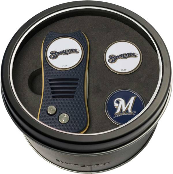 Team Golf Milwaukee Brewers Switchfix Divot Tool and Ball Markers Set product image