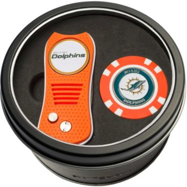 sorry, Team Golf Miami Dolphins Switchfix Divot Tool and Poker Chip Ball Marker Set is currently out of stock
