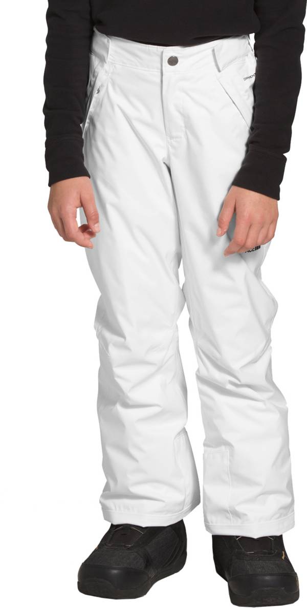 Girls Size 14/16 the North Face Hyvent White Ski Pants Snow Board