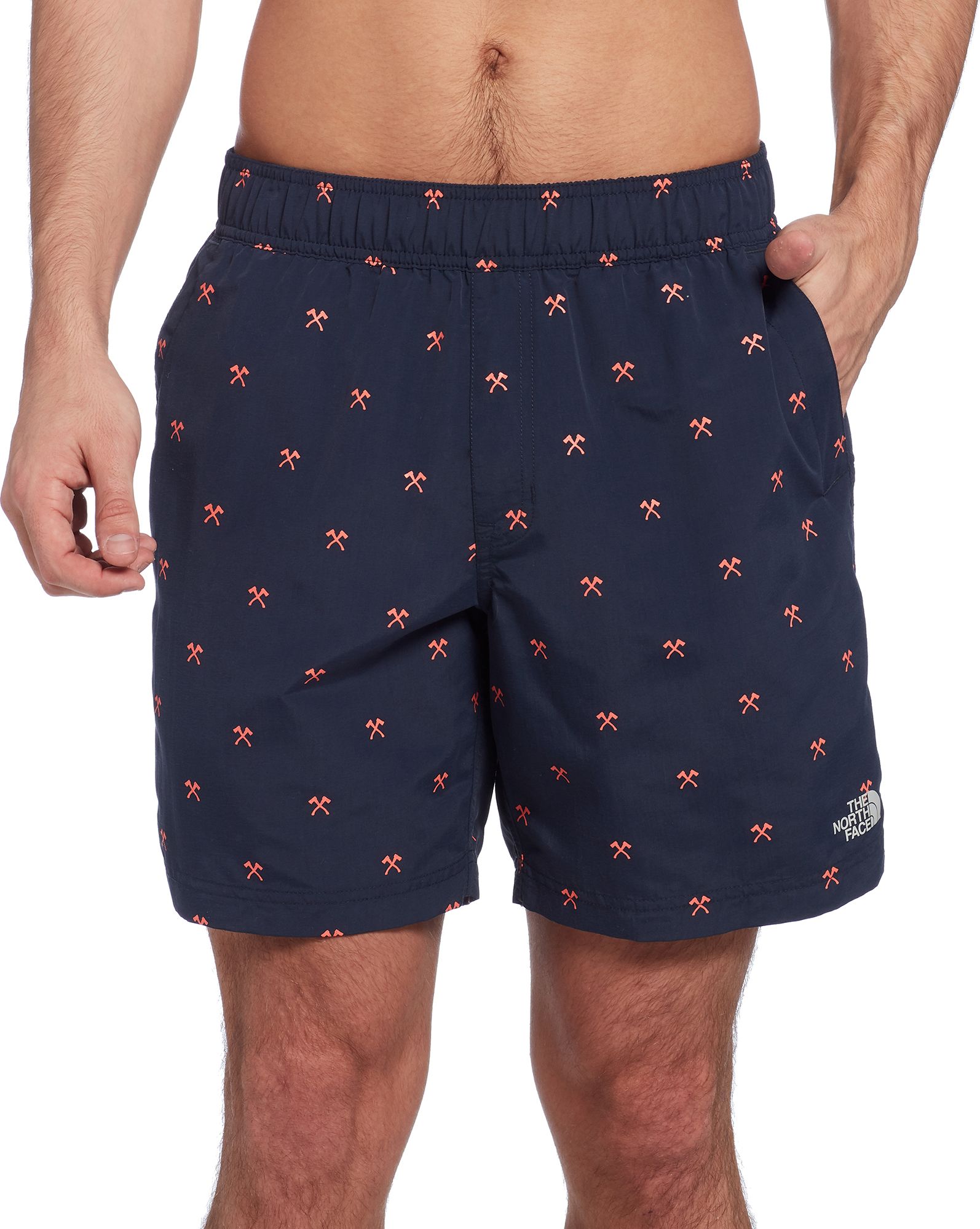 north face navy shorts