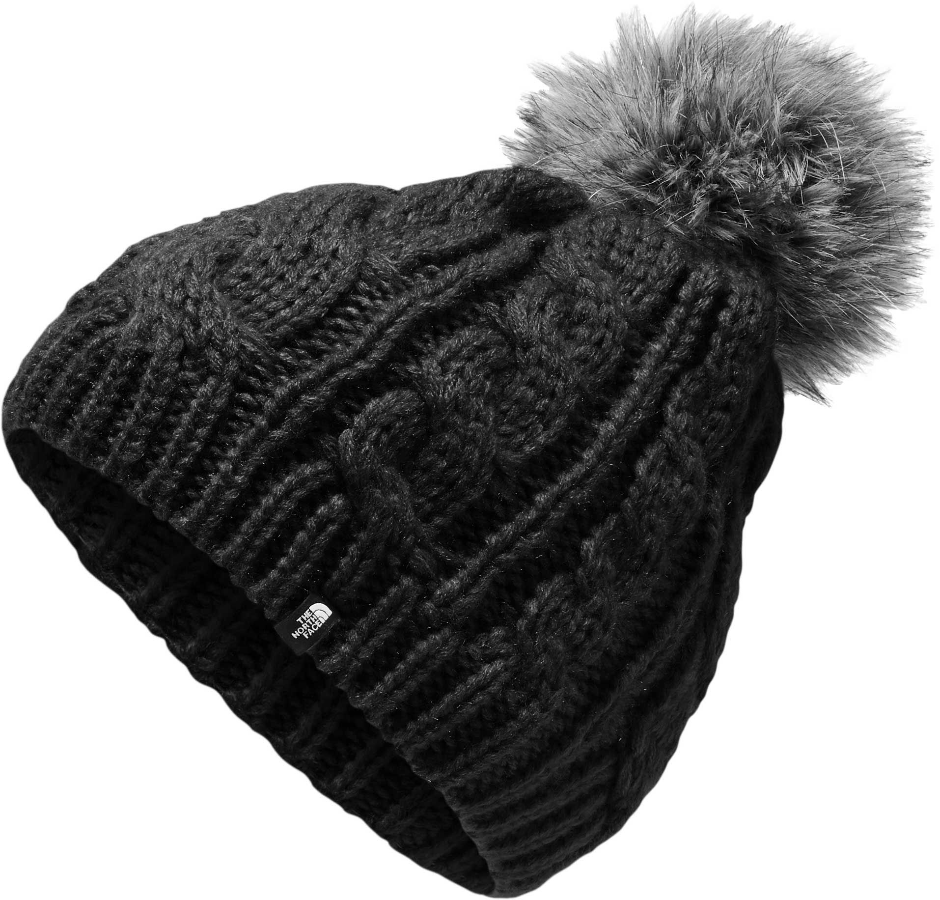 the north face triple cable pom beanie