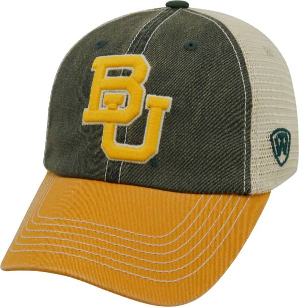 Top of the World Men's Baylor Bears Green/White/Gold Off Road Adjustable Hat