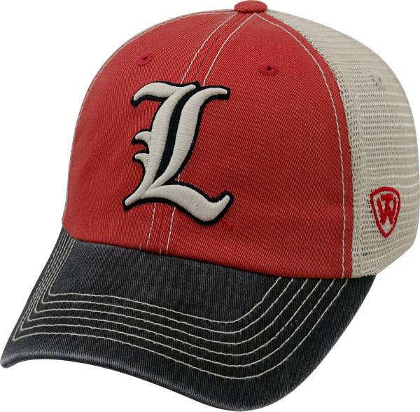 Top of the World Men's Louisville Cardinals Cardinal Red/White/Black Off  Road Adjustable Hat