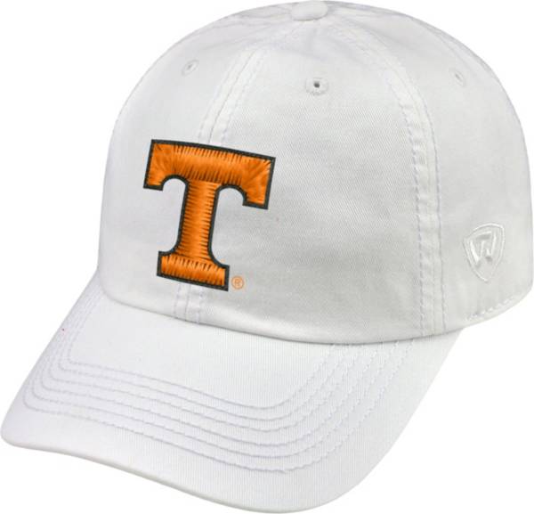 Top of the World Men's Tennessee Volunteers White Crew Adjustable Hat