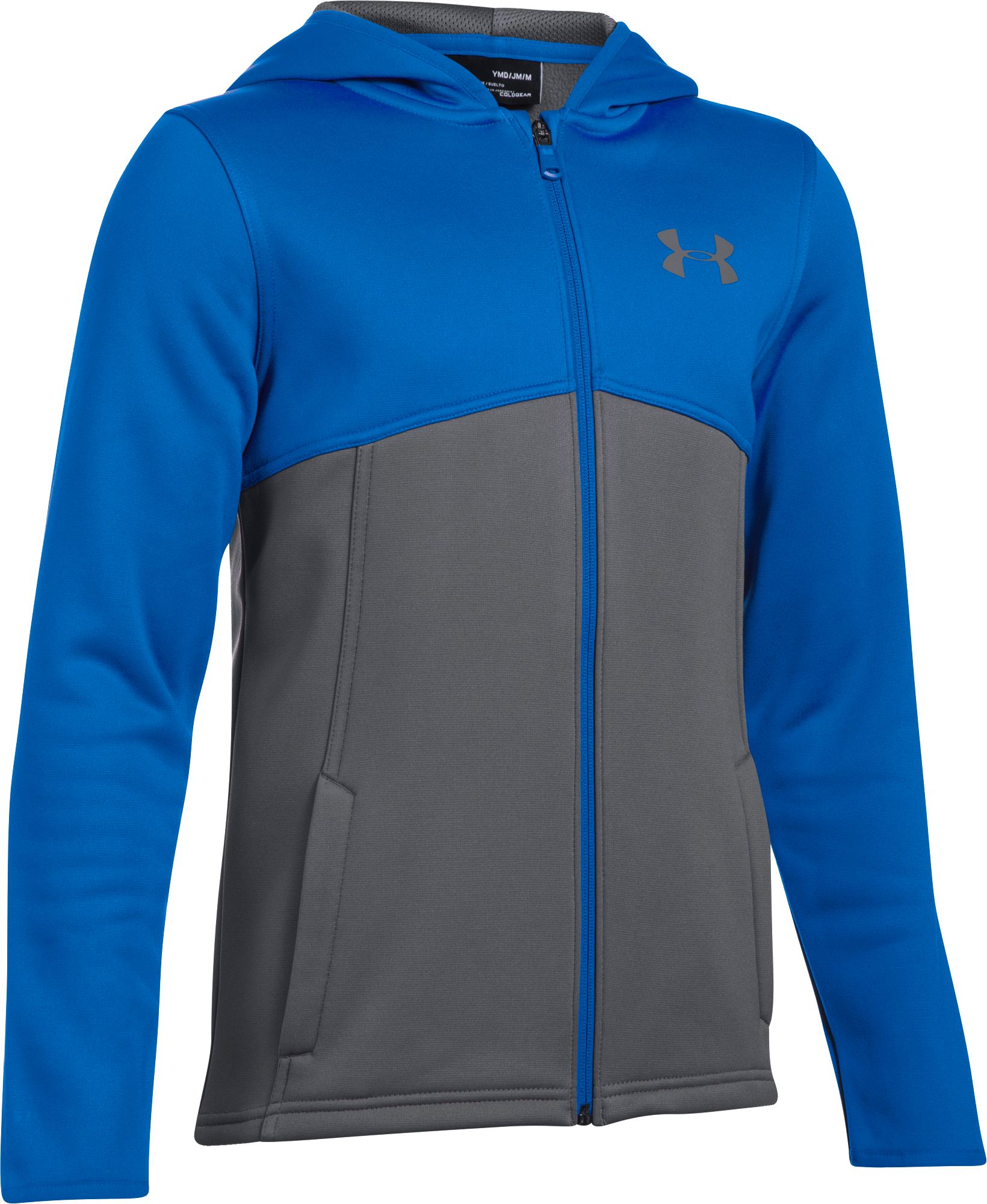 under armour boys full zip fleece hoodie