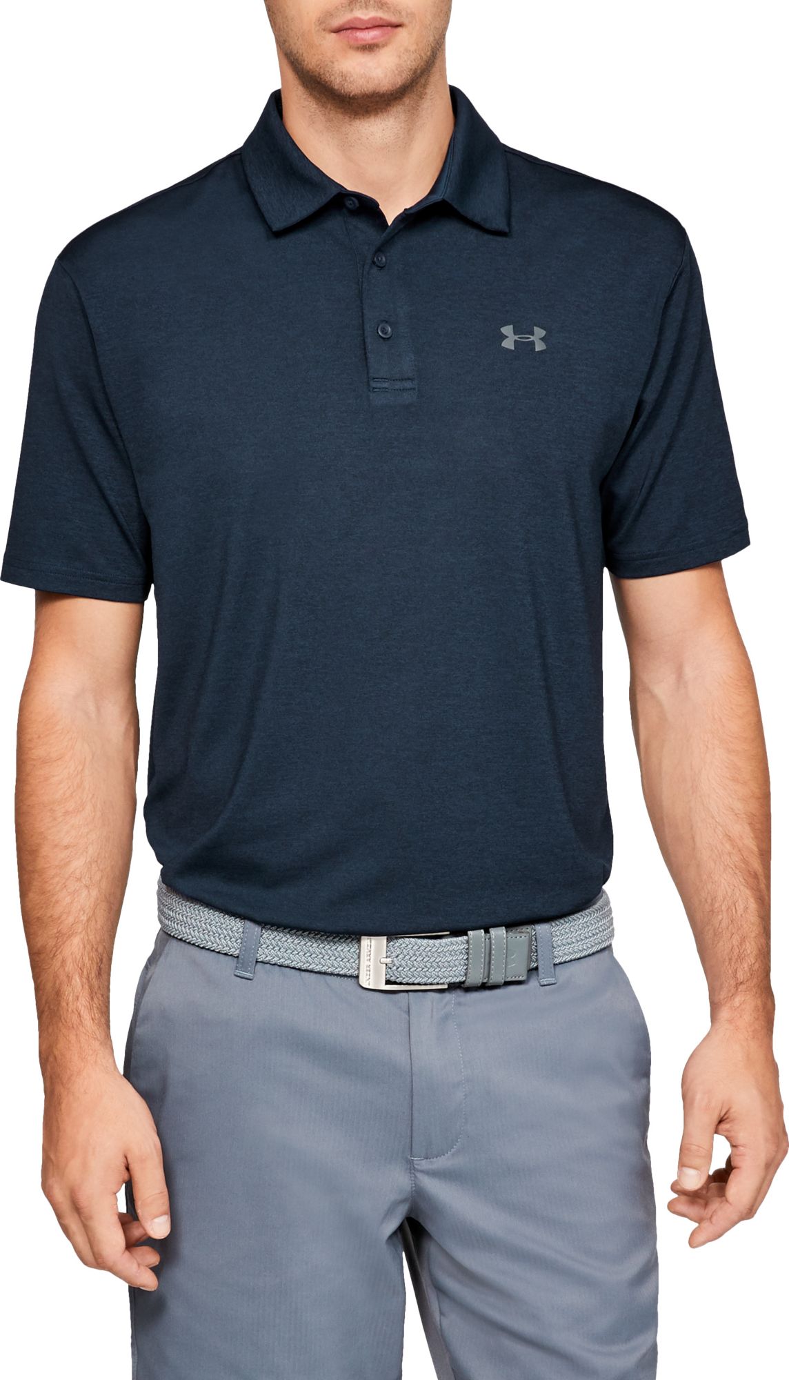 under armour heathered polo