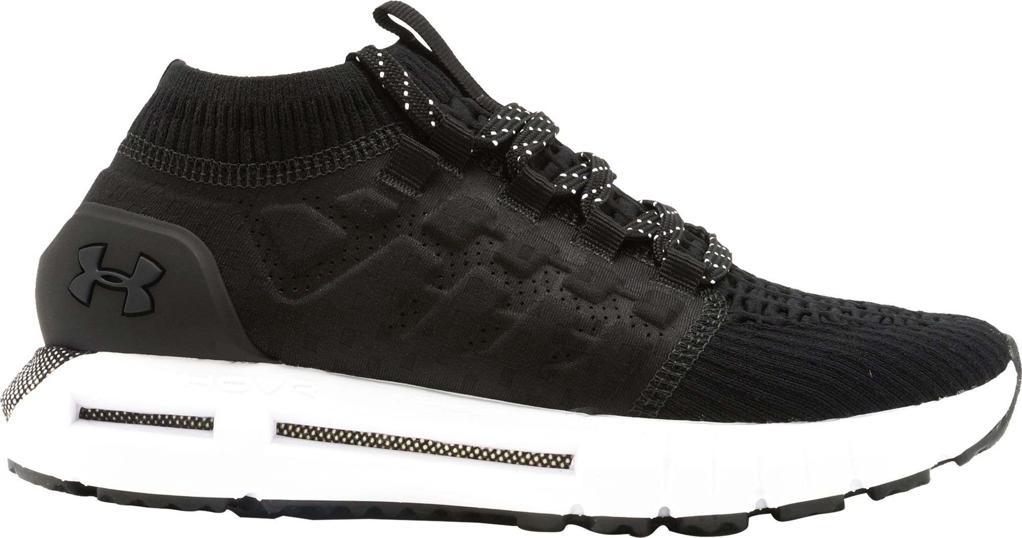 under armour hovr phantom black white
