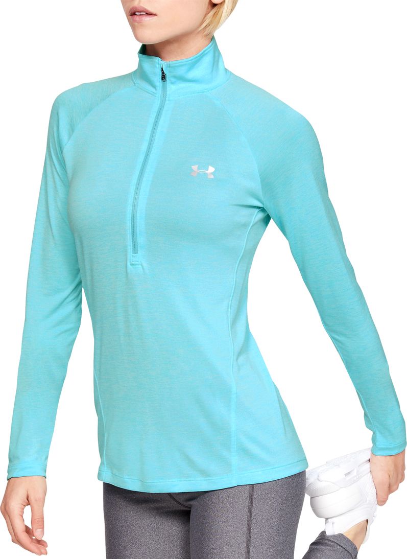 light blue under armour long sleeve